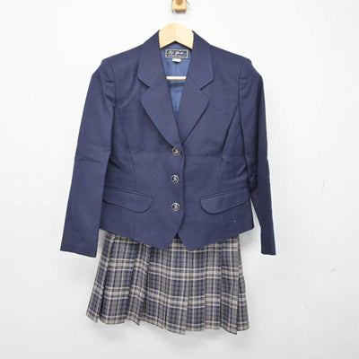 【中古】神奈川県 相模女子大学中学部・高等部 女子制服 2点 (ブレザー・スカート) sf051283