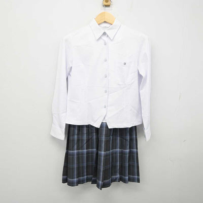 【中古】山形県 惺山高等学校 女子制服 2点 (シャツ・スカート) sf051301