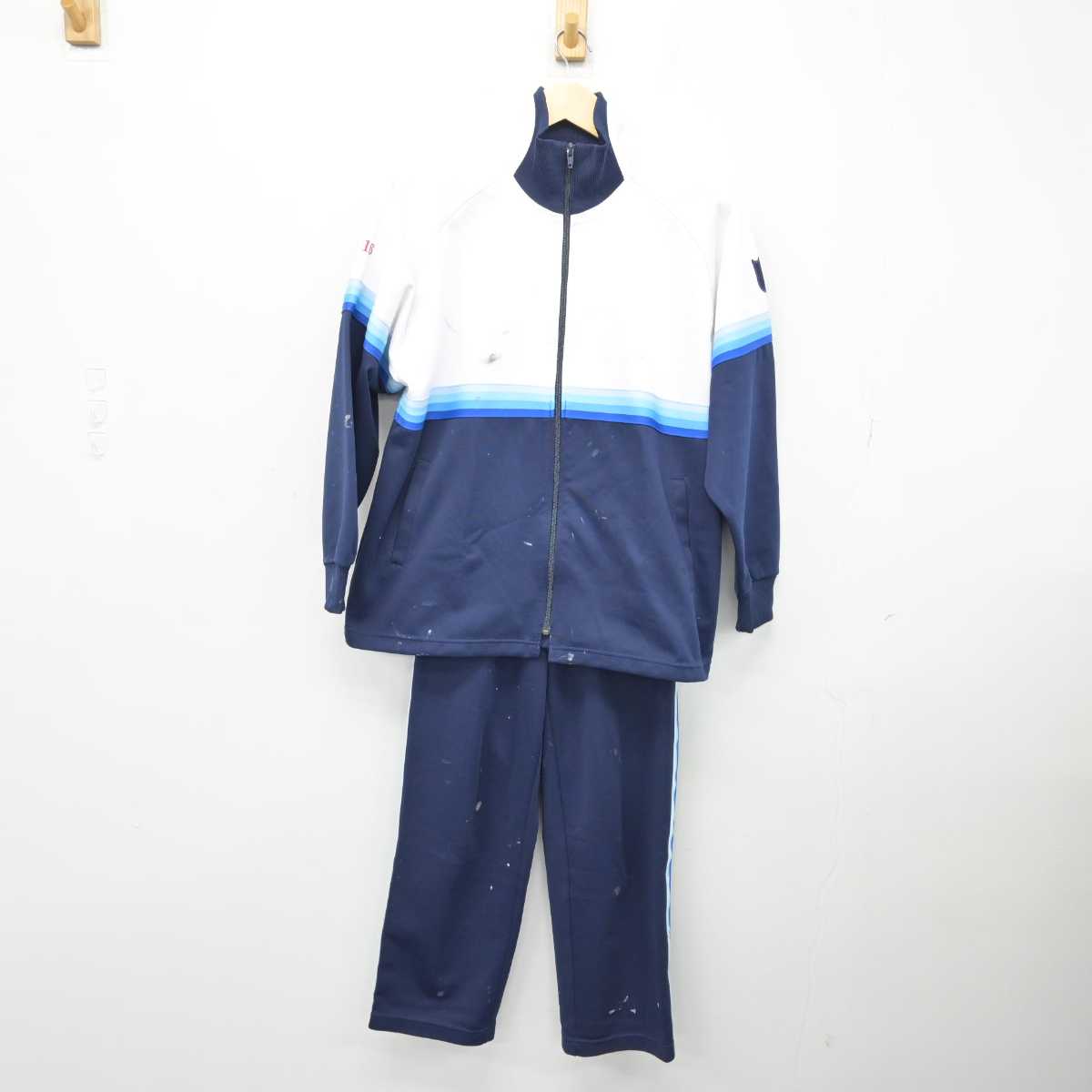 【中古】神奈川県 相模原弥栄高等学校 女子制服 2点 (ジャージ 上・ジャージ 下) sf051304