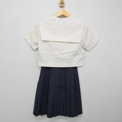 【中古】愛知県 若水中学校 女子制服 3点 (セーラー服・スカート) sf051310