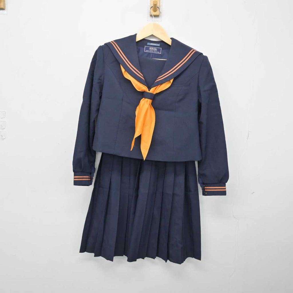 中古】福島県 平第二中学校 女子制服 3点 (セーラー服・スカート) sf051314 | 中古制服通販パレイド