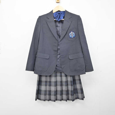 【中古】東京都 志村第一中学校 女子制服 4点 (ブレザー・スカート) sf051329