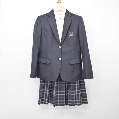 【中古】静岡県 東海大学付属静岡翔洋高等学校 女子制服 5点 (ブレザー・シャツ・スカート) sf051330