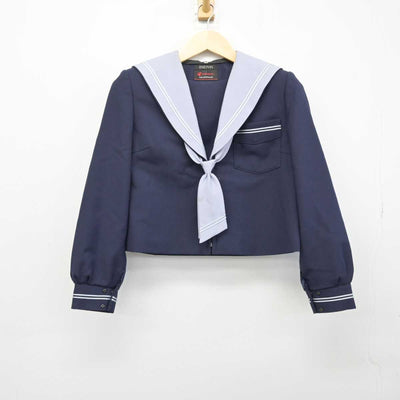 【中古】大阪府 南八下中学校 女子制服 3点 (セーラー服・スカート) sf051334