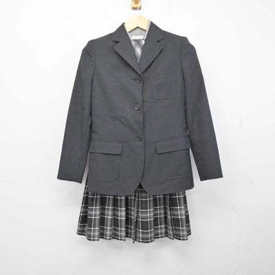 【中古】兵庫県 神戸龍谷高等学校 女子制服 5点 (ブレザー・シャツ・スカート) sf051340