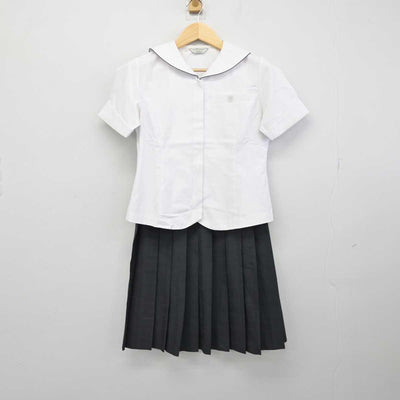 【中古】兵庫県 親和女子高等学校 女子制服 2点 (シャツ・スカート) sf051345