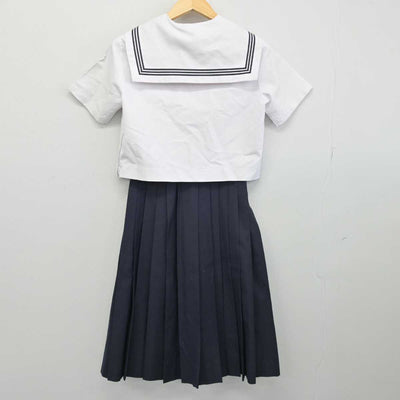 【中古】広島県 高西中学校 女子制服 3点 (セーラー服・スカート) sf051368