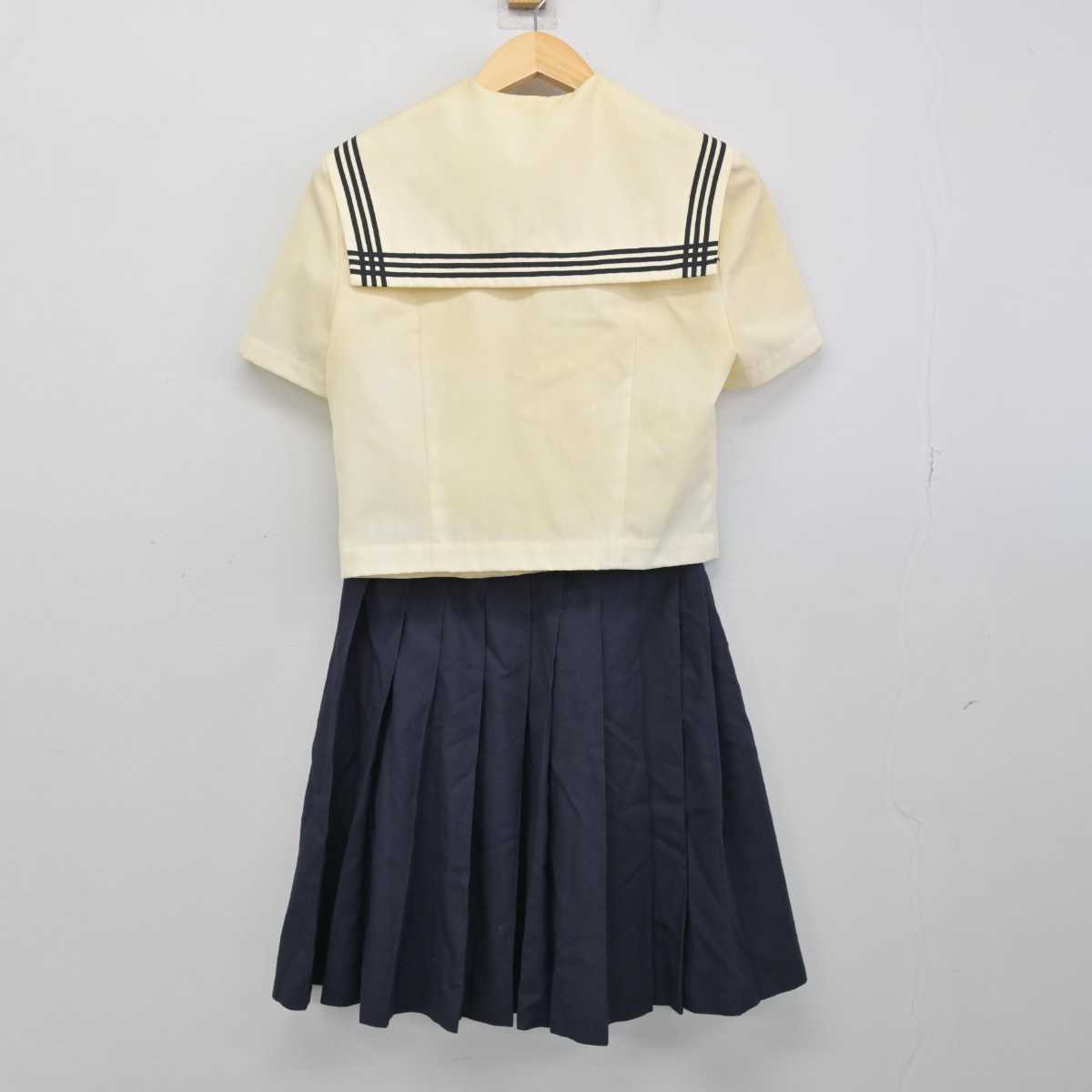 【中古】東京都 淑徳中学校・高等学校 女子制服 3点 (セーラー服・スカート) sf051370