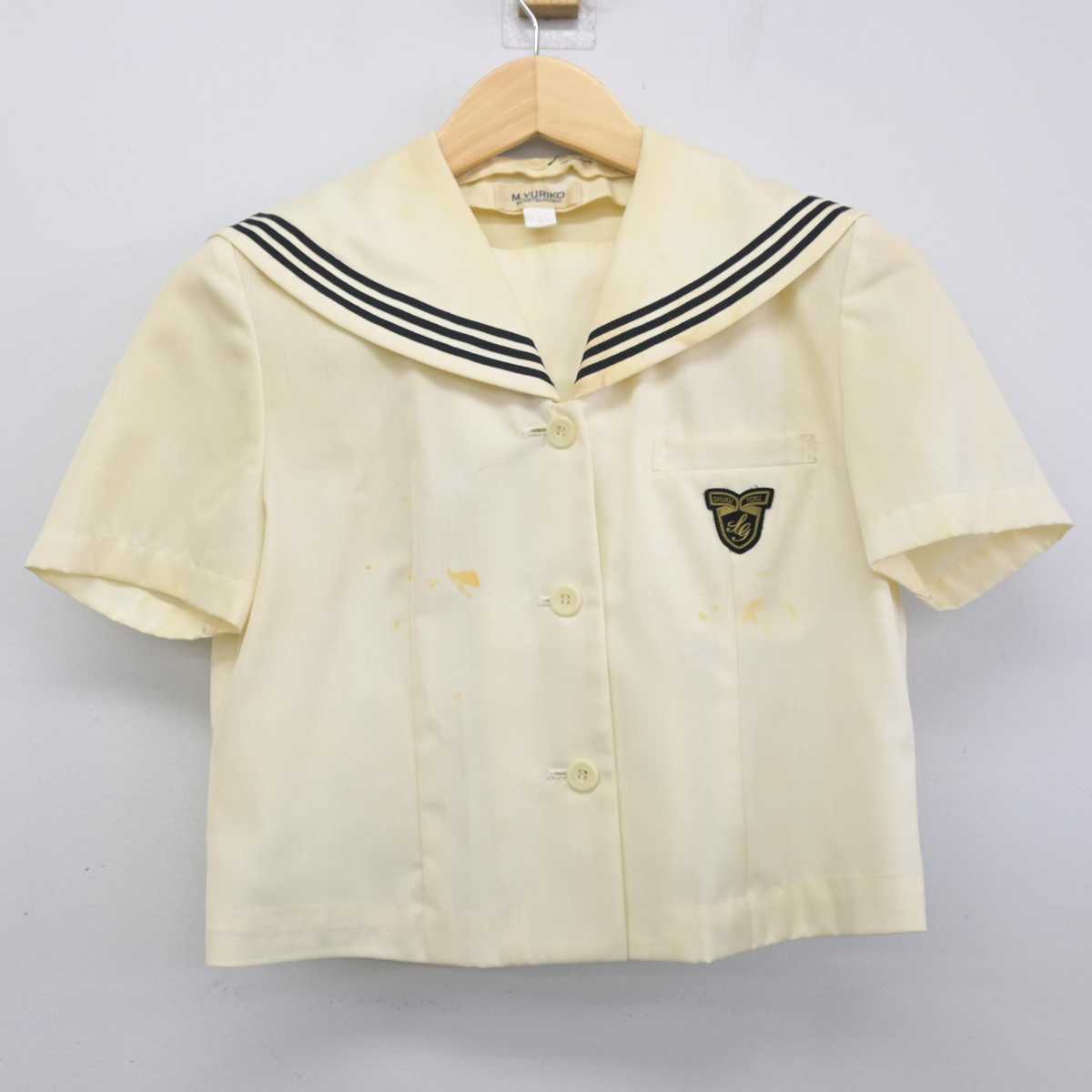 【中古】東京都 淑徳中学校・高等学校 女子制服 2点 (ニット・セーラー服) sf051371