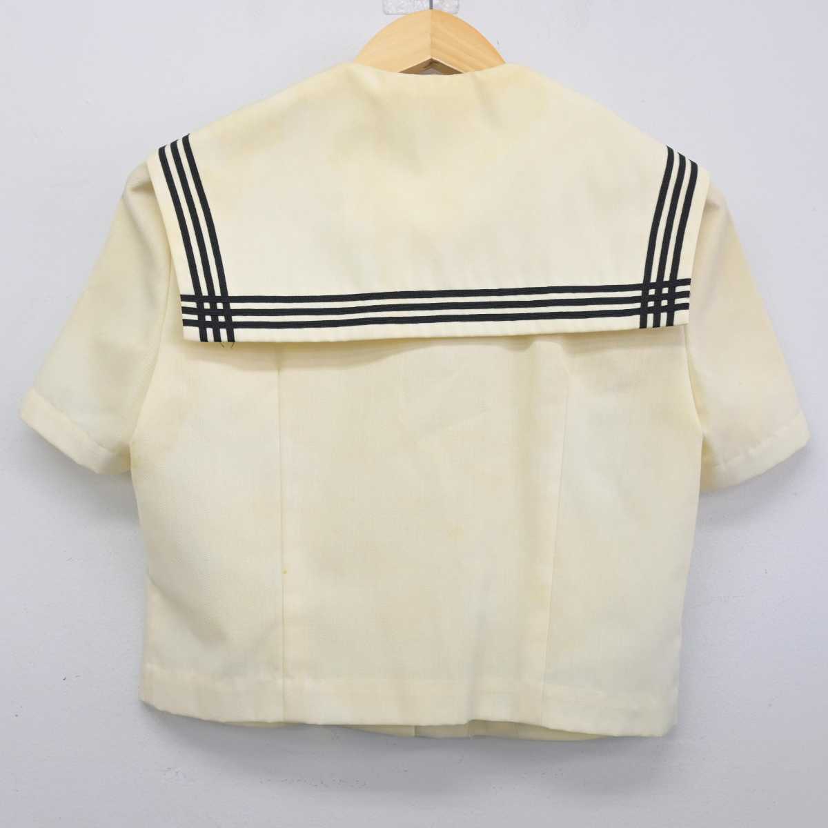 【中古】東京都 淑徳中学校・高等学校 女子制服 2点 (ニット・セーラー服) sf051371