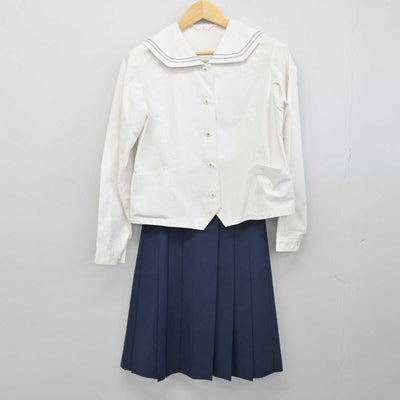 【中古】愛知県 半田東高等学校 女子制服 2点 (セーラー服・スカート) sf051377