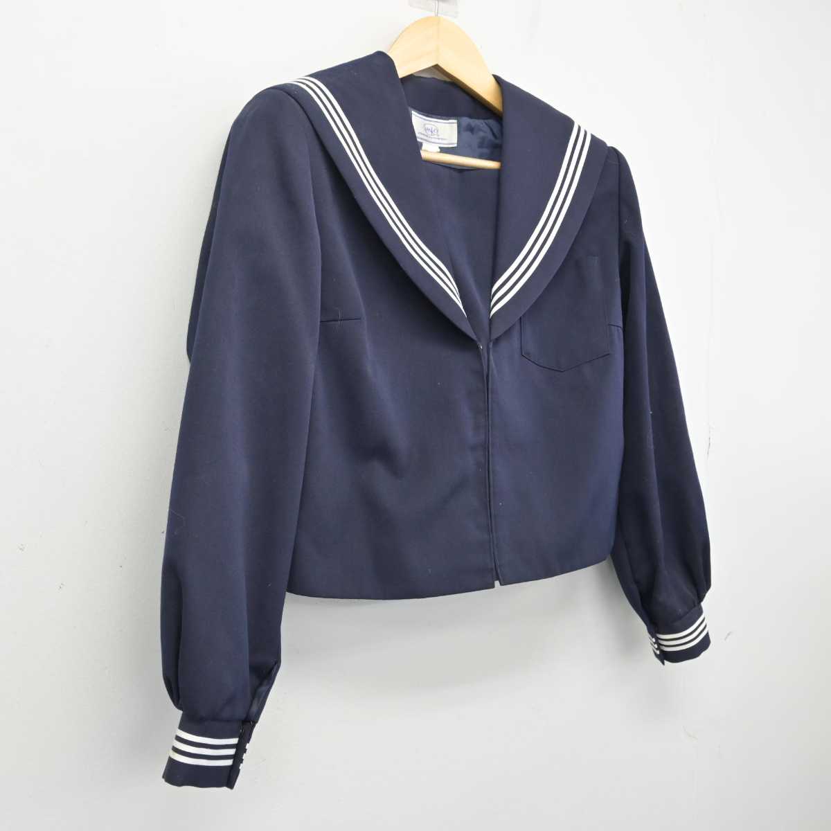 【中古】大分県 津久見市立第一中学校 女子制服 1点 (セーラー服) sf051386