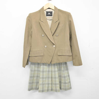 【中古】福岡県 慶成高等学校 女子制服 2点 (ブレザー・スカート) sf051387