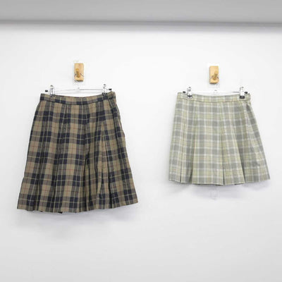 【中古】福岡県 慶成高等学校 女子制服 2点 (ブレザー・スカート) sf051387