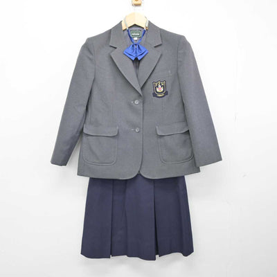 【中古】京都府 深草中学校 女子制服 3点 (ブレザー・スカート) sf051388