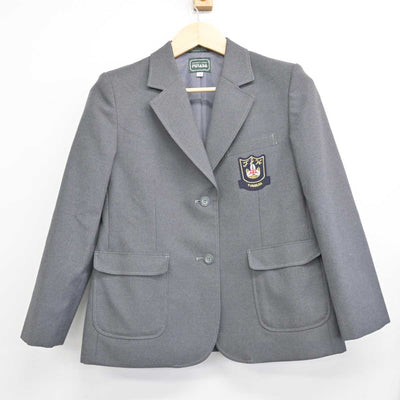 【中古】京都府 深草中学校 女子制服 3点 (ブレザー・スカート) sf051388