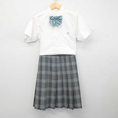 【中古】神奈川県 横浜翠陵中学・高等学校 女子制服 4点 (シャツ・スカート) sf051391