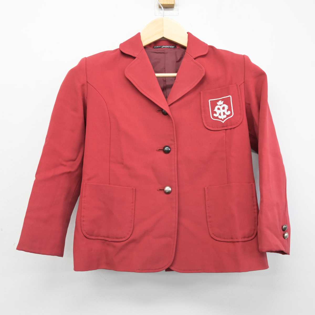 【中古】大阪府 アサンプション国際小学校 女子制服 3点 (ブレザー・シャツ・ジャンパースカート) sf051399