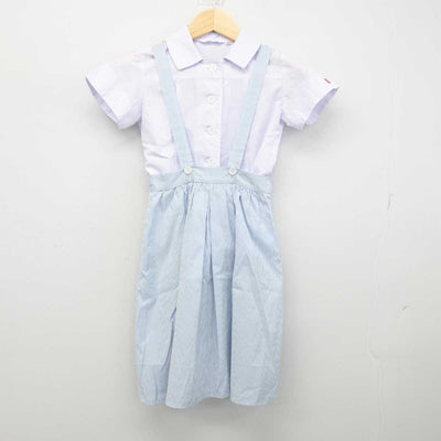 【中古】大阪府 アサンプション国際小学校 女子制服 3点 (シャツ・スカート) sf051402