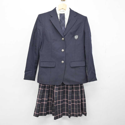 【中古】埼玉県 東京成徳大学深谷中学校・高等学校 女子制服 4点 (ブレザー・シャツ・スカート) sf051407