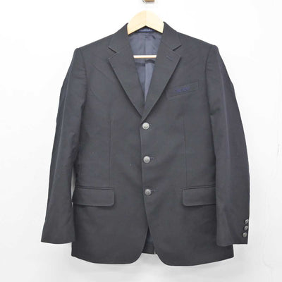 【中古】北海道 札幌龍谷学園高等学校 男子制服 4点 (ブレザー・ズボン) sf051416