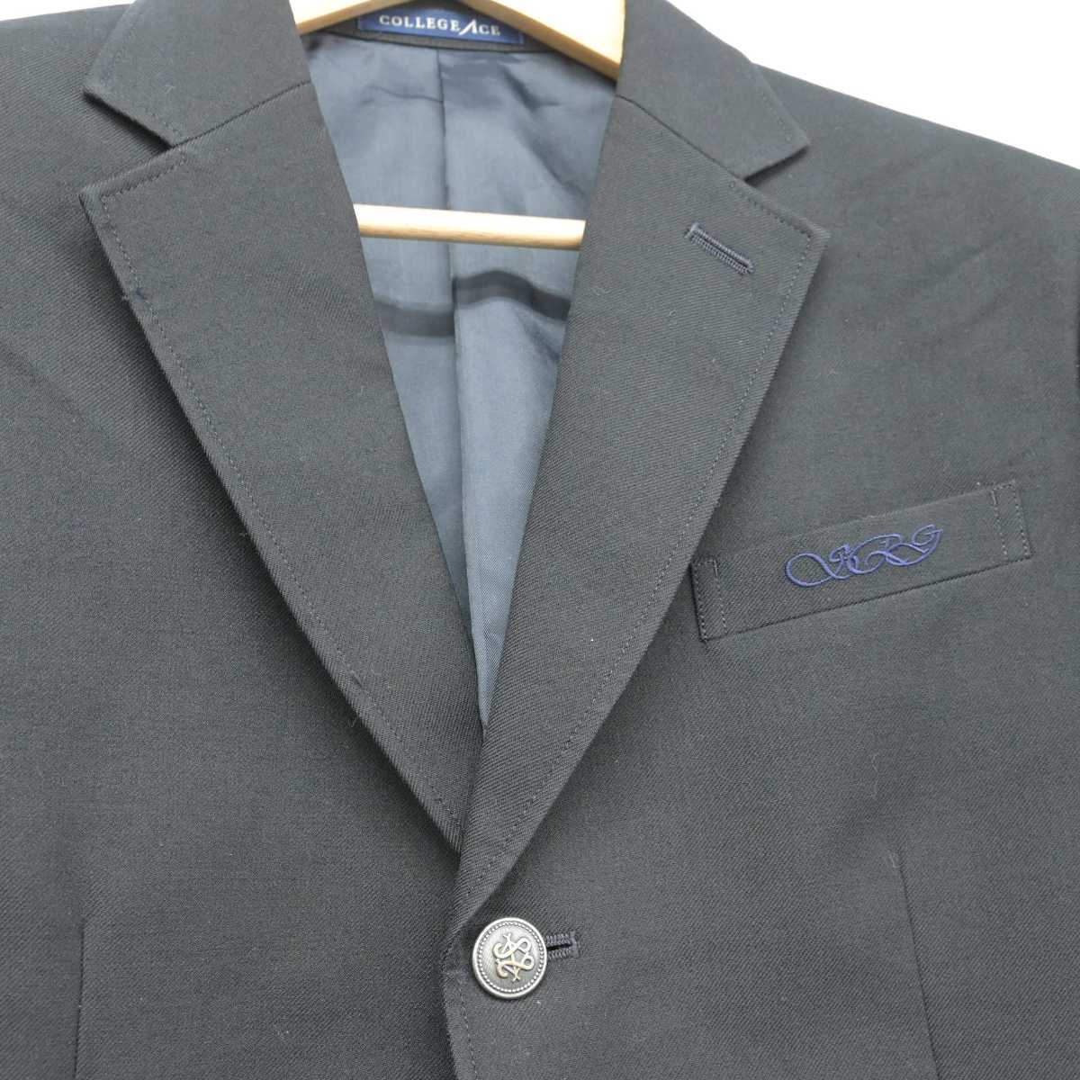 【中古】北海道 札幌龍谷学園高等学校 男子制服 4点 (ブレザー・ズボン) sf051416