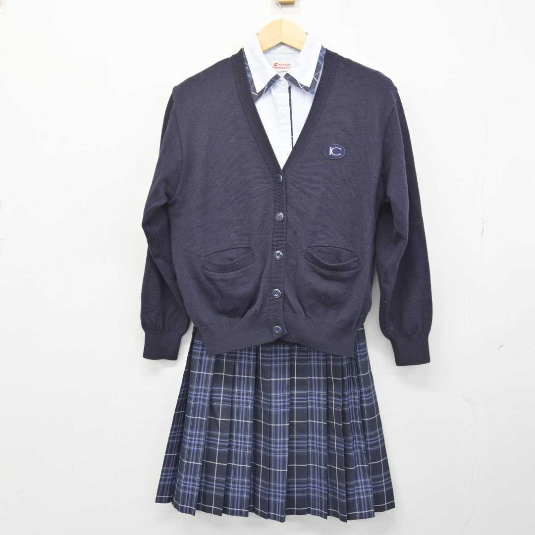 【中古】茨城県 茨城キリスト教学園高等学校 女子制服 3点 (ニット・シャツ・スカート) sf051423 | 中古制服通販パレイド