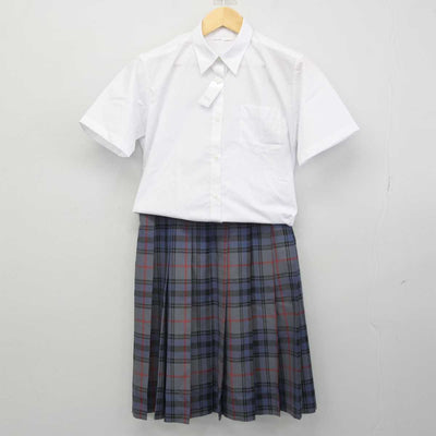 【中古】茨城県 水城高等学校 女子制服 3点 (シャツ・スカート) sf051434