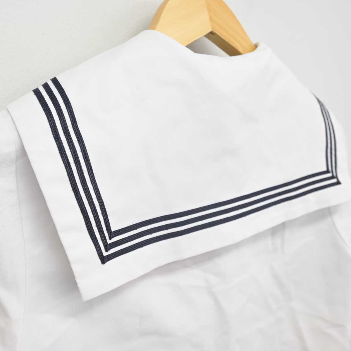 【中古】広島県 尾道市立高西中学校 女子制服 2点 (セーラー服) sf051439