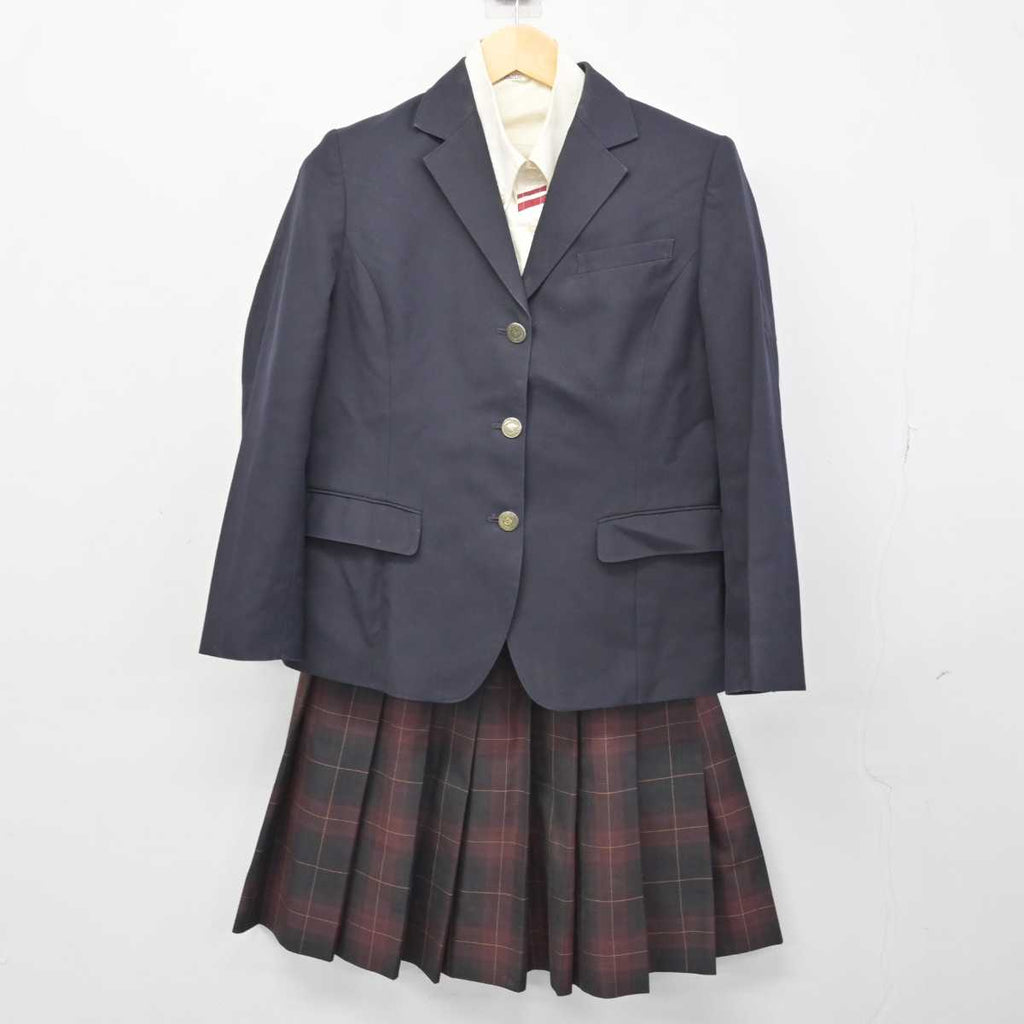 【中古】静岡県 浜松大平台高等学校 女子制服 3点 (ブレザー・シャツ・スカート) sf051442