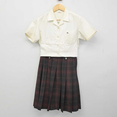 【中古】静岡県 浜松大平台高等学校 女子制服 3点 (シャツ・スカート) sf051443