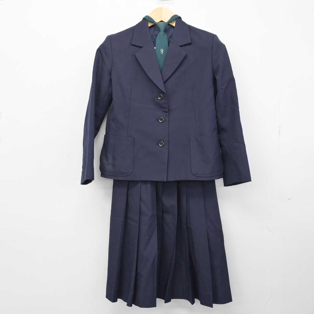 【中古】神奈川県 平塚市大住中学校 女子制服 4点 (ブレザー・ベスト・スカート) sf051452