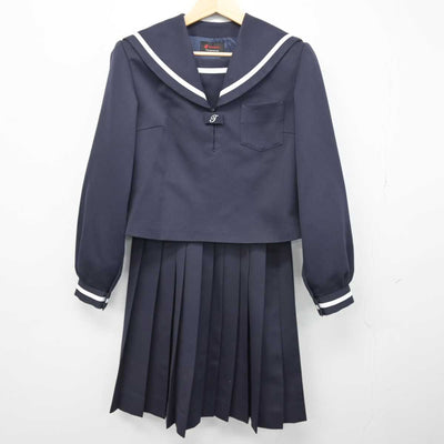 【中古】長野県 東部中学校 女子制服 2点 (セーラー服・スカート) sf051460