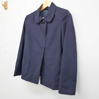 【中古】岡山県 御津中学校 女子制服 1点 (コート) sf051464