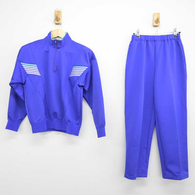 【中古】岡山県 御津中学校 女子制服 2点 (ジャージ 上・ジャージ 下) sf051465