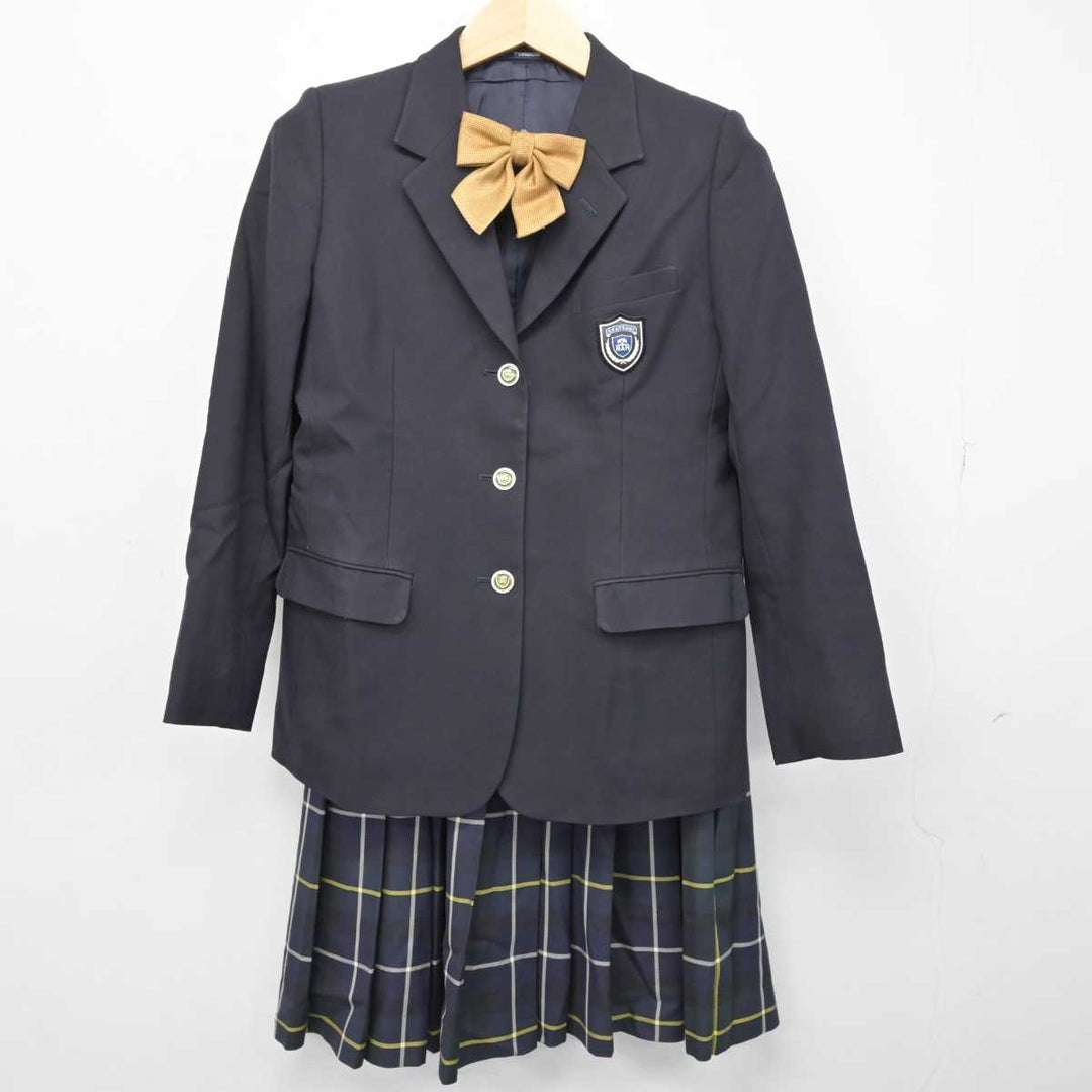 【中古】群馬県 新田暁高等学校 女子制服 4点 (ブレザー・ニット・スカート) sf051485 | 中古制服通販パレイド