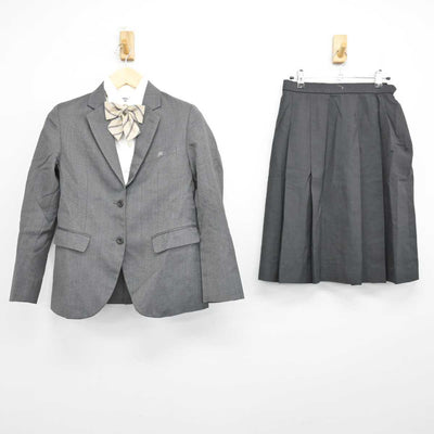 【中古】大分県 明豊中学校・高等学校 女子制服 4点 (ブレザー・シャツ・スカート) sf051489