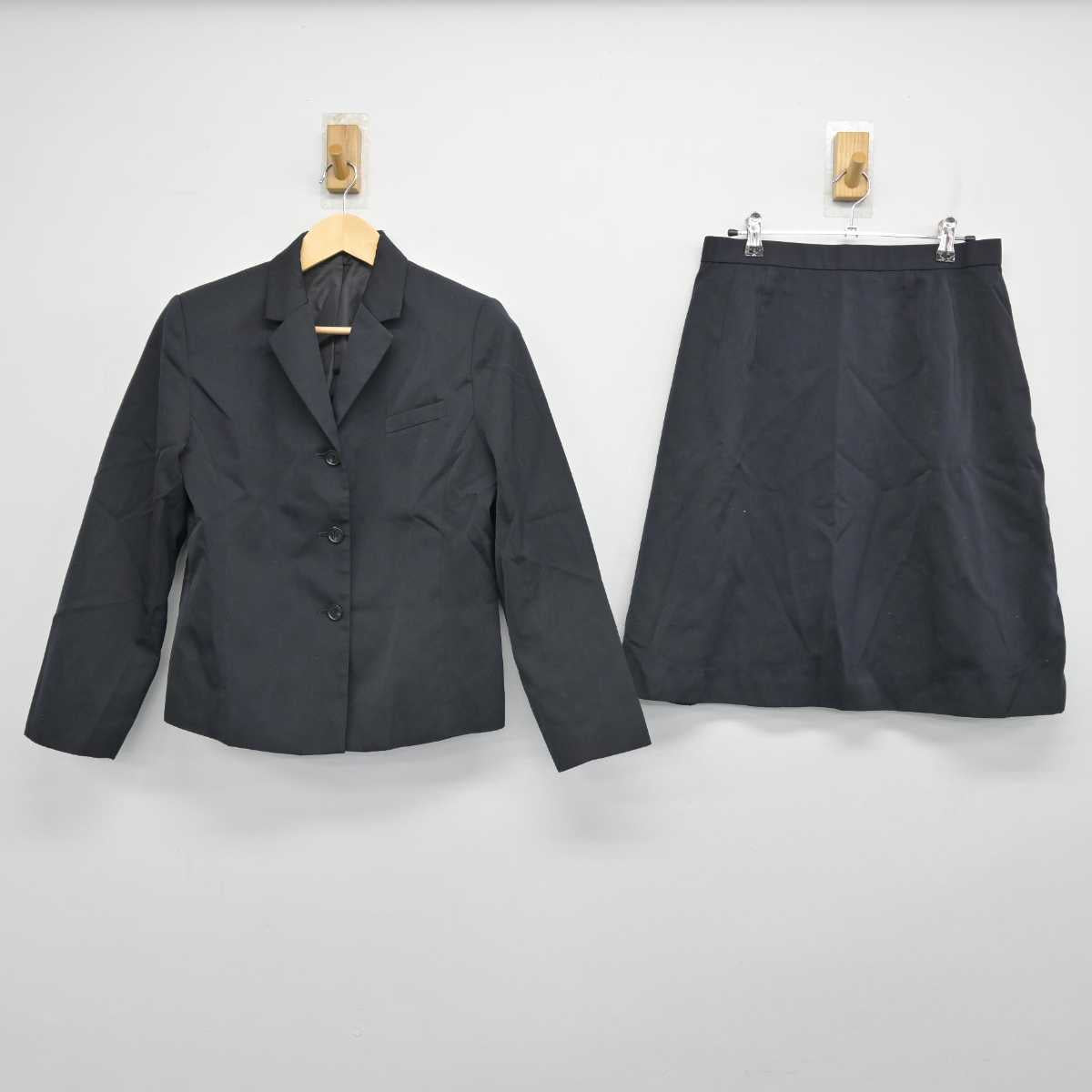 【中古】大分県 明豊高等学校/看護専攻科 女子制服 2点 (ブレザー・スカート) sf051491