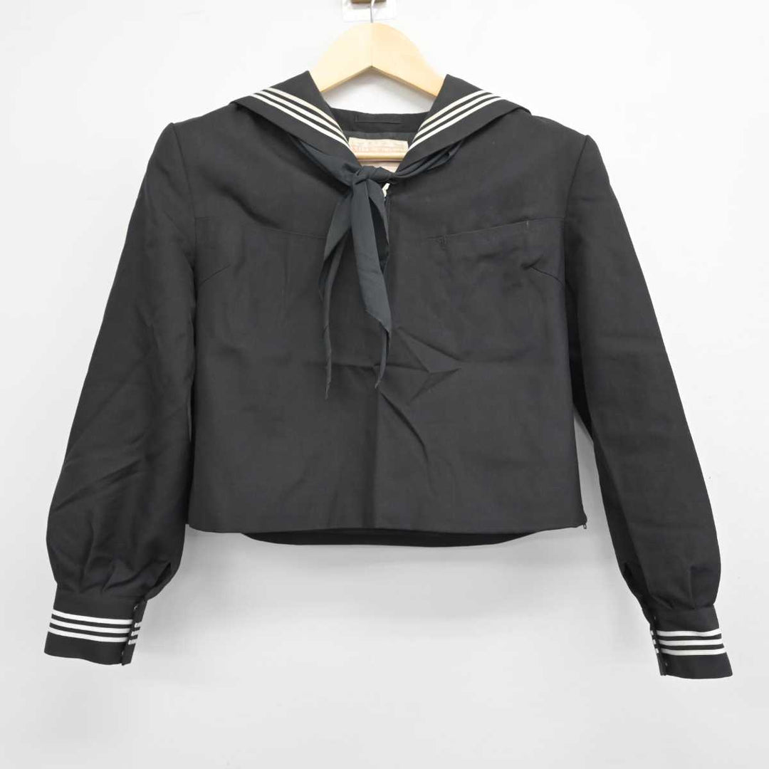 【中古】東京都 江東商業高等学校 女子制服 4点 (セーラー服・スカート) sf051495