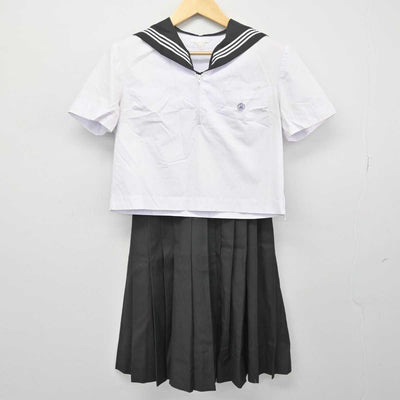 【中古】東京都 江東商業高等学校 女子制服 3点 (セーラー服・スカート) sf051496