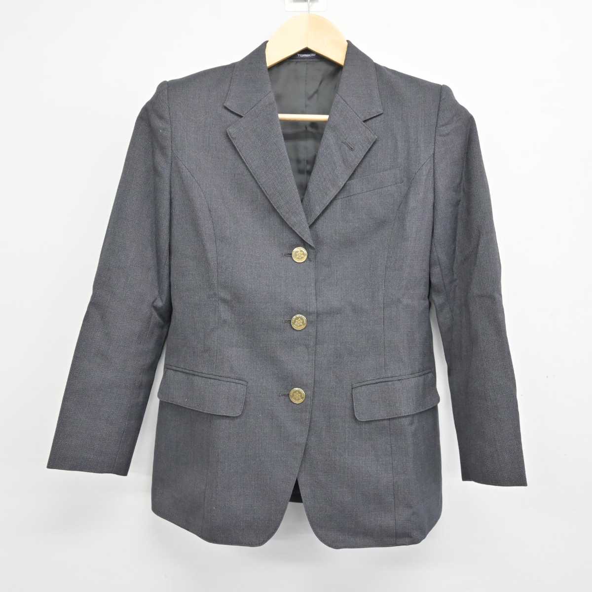 【中古】北海道 北海道清水高等学校 女子制服 3点 (ブレザー・スカート) sf051497