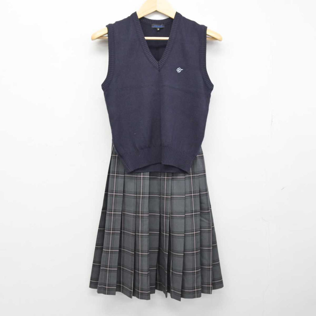 【中古】北海道 帯広大谷高等学校 女子制服 3点 (ニット・ニットベスト・スカート) sf051501 | 中古制服通販パレイド