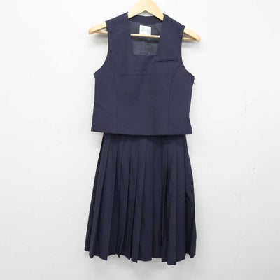 【中古】北海道 東栄中学校 女子制服 5点 (ブレザー・ベスト・スカート) sf051502