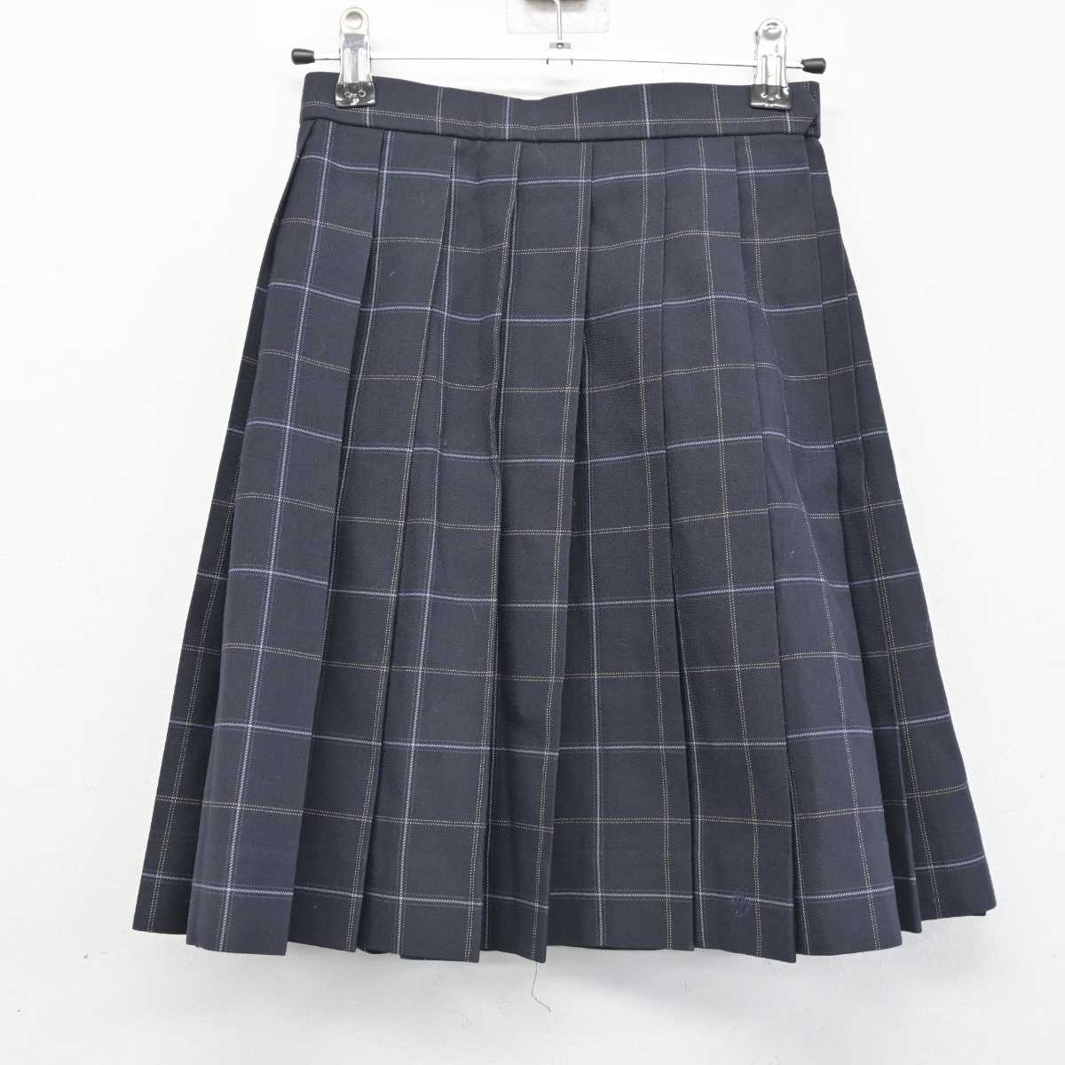 【中古】神奈川県 藤沢清流高等学校 女子制服 2点 (ブレザー・スカート) sf051504