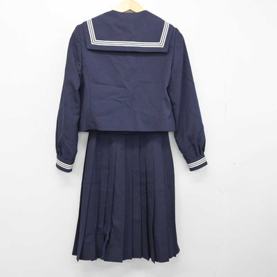 【中古】埼玉県 栗橋東中学校 女子制服 3点 (セーラー服・スカート) sf051505