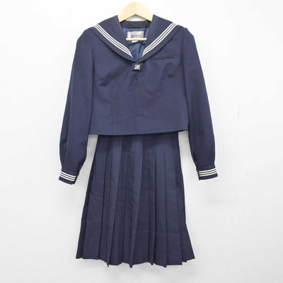 【中古】埼玉県 栗橋東中学校 女子制服 2点 (セーラー服・スカート) sf051506