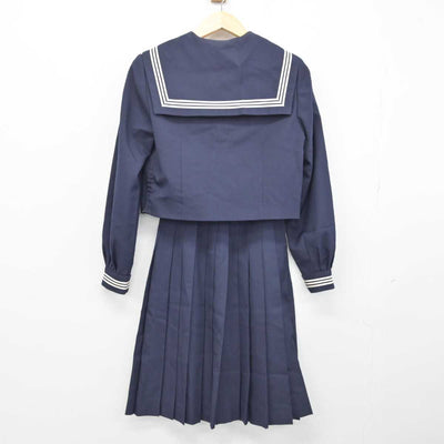 【中古】埼玉県 栗橋東中学校 女子制服 2点 (セーラー服・スカート) sf051506