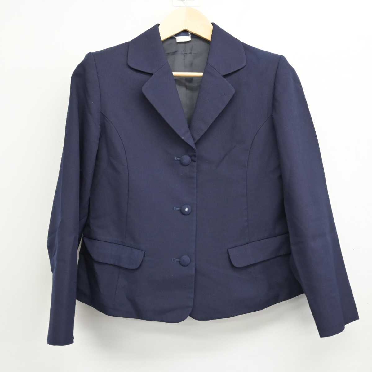 【中古】石川県 鹿西高等学校 女子制服 3点 (ブレザー・スカート) sf051509