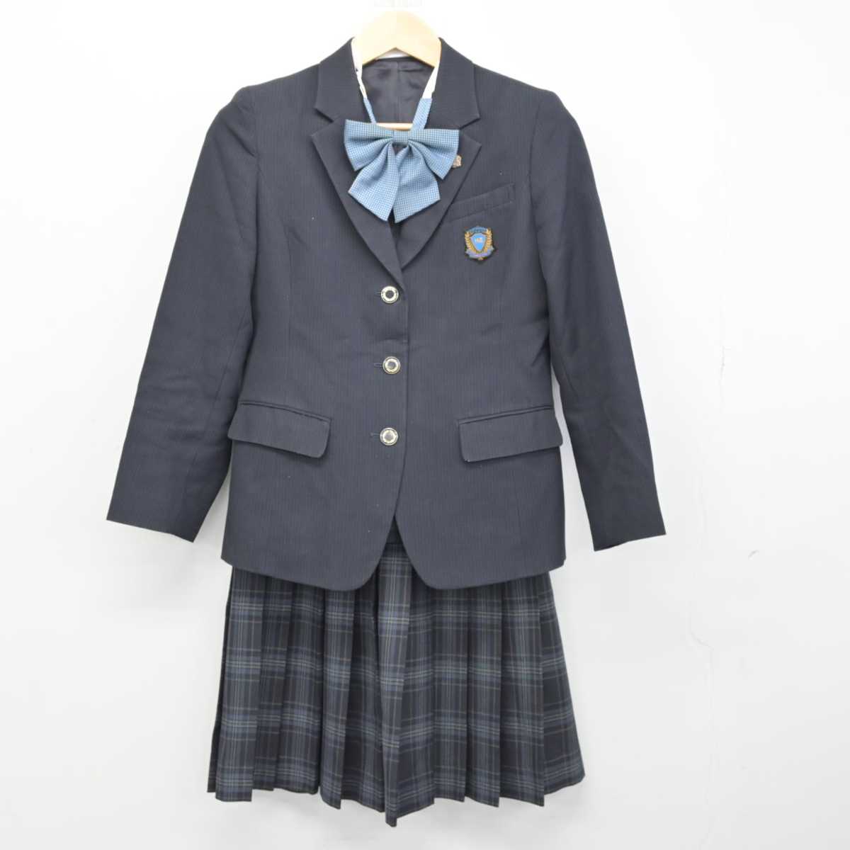 【中古】埼玉県 花崎徳栄高等学校 女子制服 4点 (ブレザー・スカート) sf051511