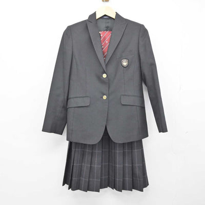 【中古】神奈川県 上鶴間高等学校 女子制服 4点 (ブレザー・スカート) sf051521